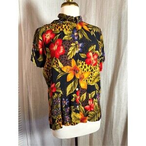 Vintage Blouse Size S/M 90’s Cottagecore Dark Academia Top